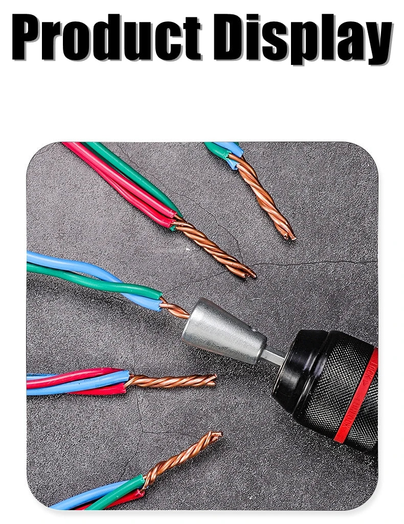 Wire Twisting Tools Handle Electrician Quickly Twister Wire For Power Drill Drivers Twisted Twist Cable Device