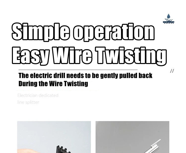 Wire Twisting Tools Handle Electrician Quickly Twister Wire For Power Drill Drivers Twisted Twist Cable Device