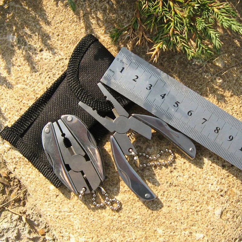 Stainless Steel Outdoor Portable Multitool Pliers Knife Keychain Screwdriver Tools Mini Pliers Herramientas Multi Tool-New