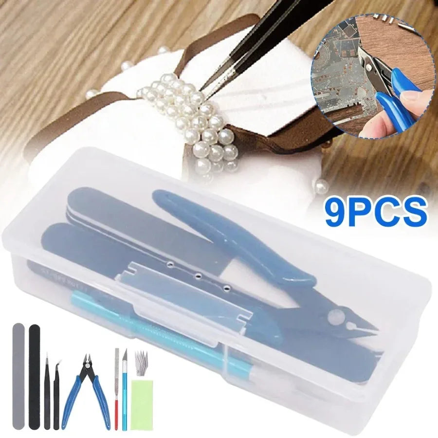 Model Basic Tools  Craft DIY Model Car Hobby Building Repairing Assembly Tool Beginner Handmade Scissors Tweezers