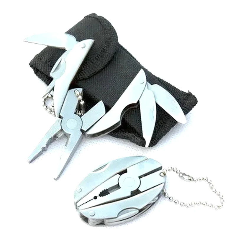 Stainless Steel Outdoor Portable Multitool Pliers Knife Keychain Screwdriver Tools Mini Pliers Herramientas Multi Tool-New