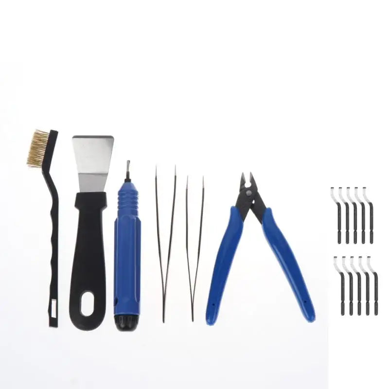 3D Printing Tools Various Types Tools Scissors Cleaning Needles Tweezers Pliers Deburring Kits Universal 3D Printer Tools