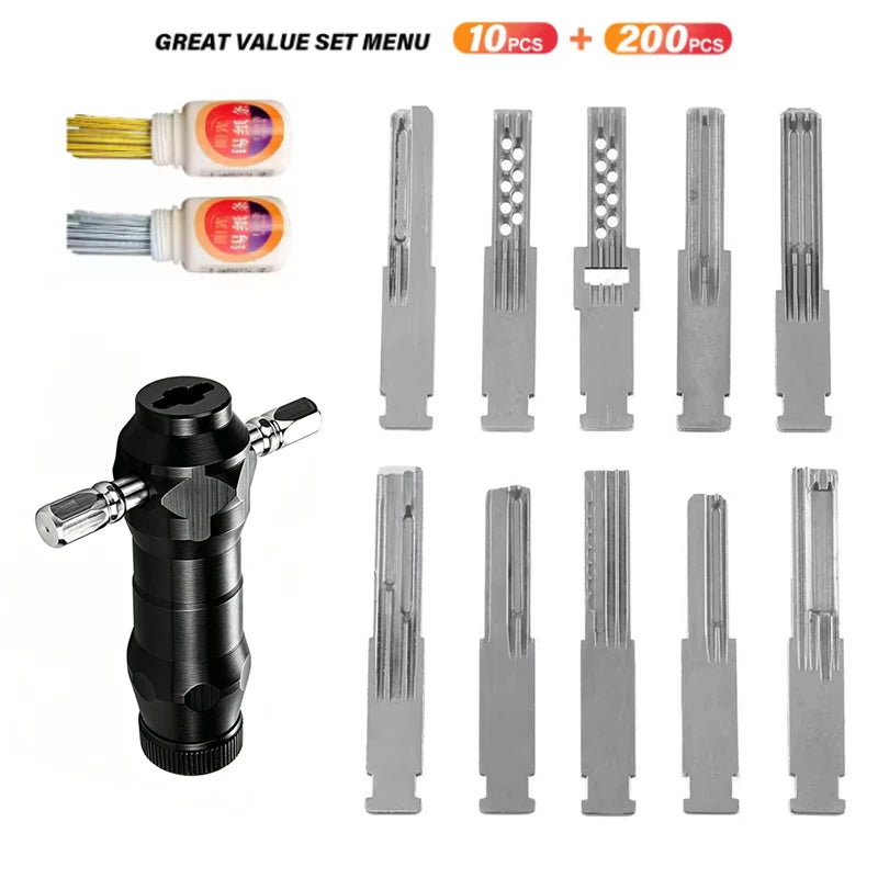 Professional Locksmith Tools Set Portable Lock Repair Tools Stainless Steel Hand Tools Kit For Locksmiths And Door Repair