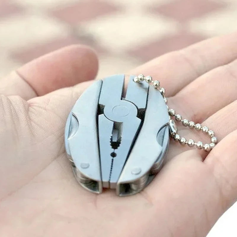 New·Stainless Steel Outdoor Portable Multitool Pliers Knife Keychain Screwdriver Tools Mini Pliers Herramientas Multi Tool