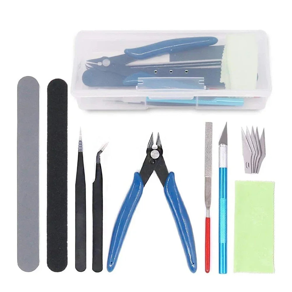 Model Basic Tools  Craft DIY Model Car Hobby Building Repairing Assembly Tool Beginner Handmade Scissors Tweezers