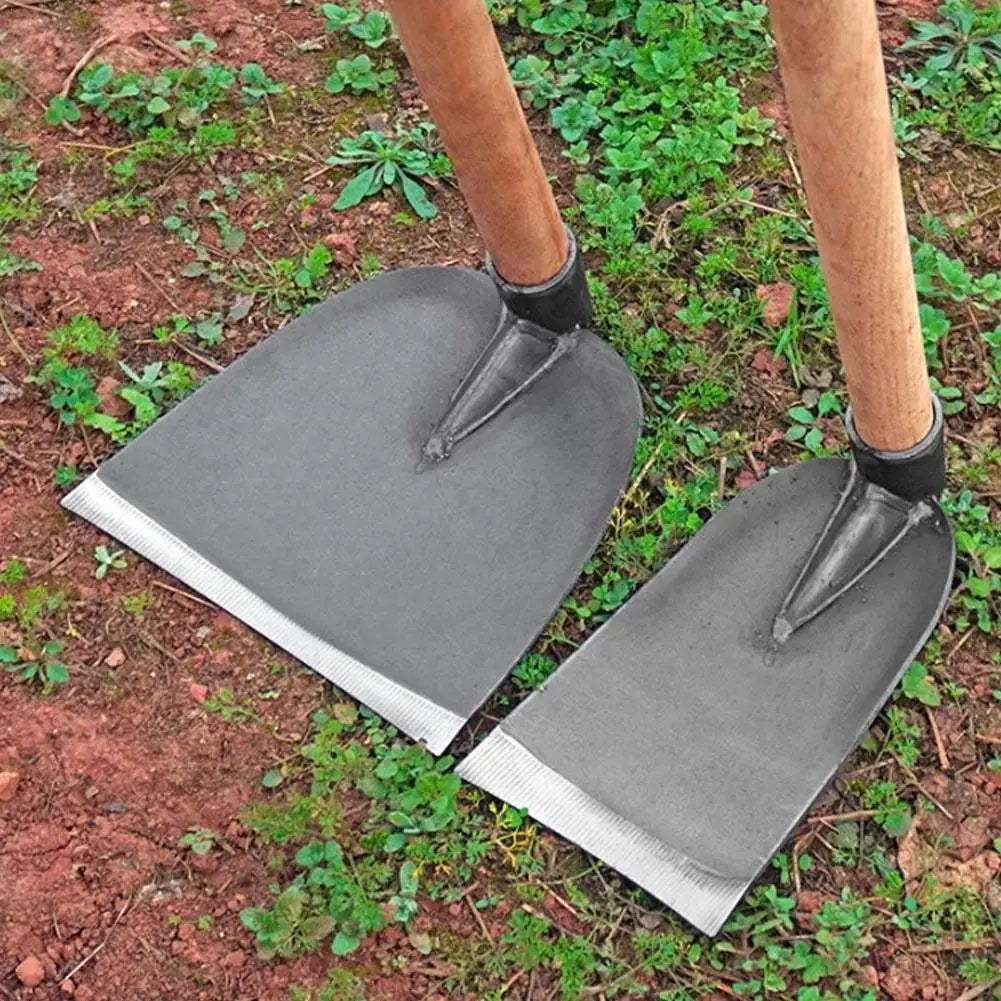Garden Hoe Household Outdoor Farming Tools Forging Weeding Hoe for Digging Soil Planting Vegetables Flowers