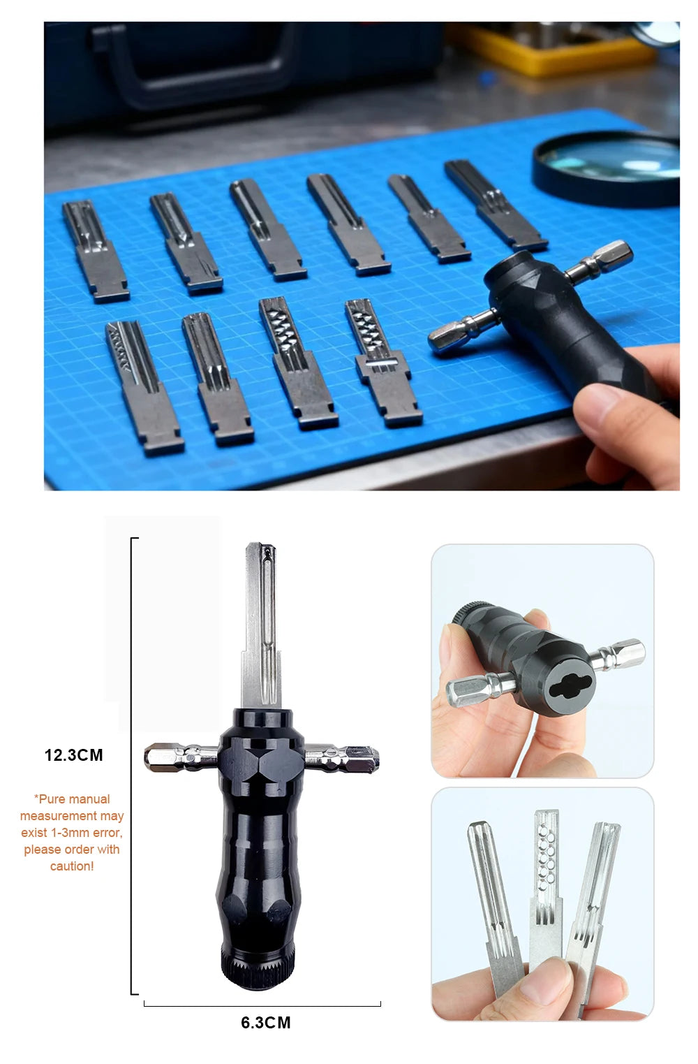 Professional Locksmith Tools Set Portable Lock Repair Tools Stainless Steel Hand Tools Kit For Locksmiths And Door Repair