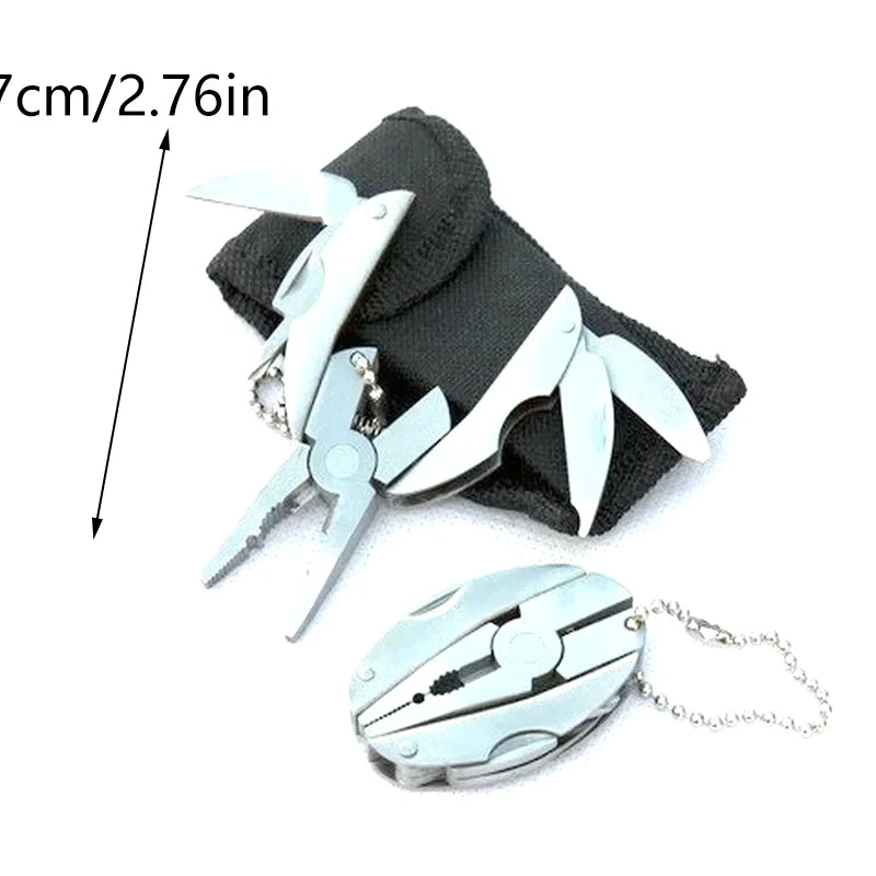 New·Stainless Steel Outdoor Portable Multitool Pliers Knife Keychain Screwdriver Tools Mini Pliers Herramientas Multi Tool