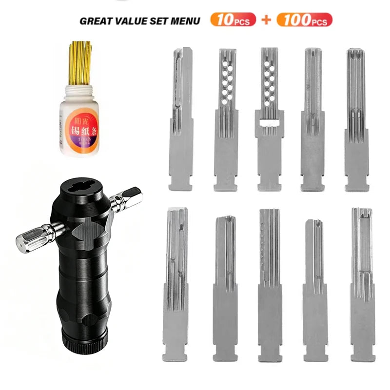 Professional Locksmith Tools Set Portable Lock Repair Tools Stainless Steel Hand Tools Kit For Locksmiths And Door Repair