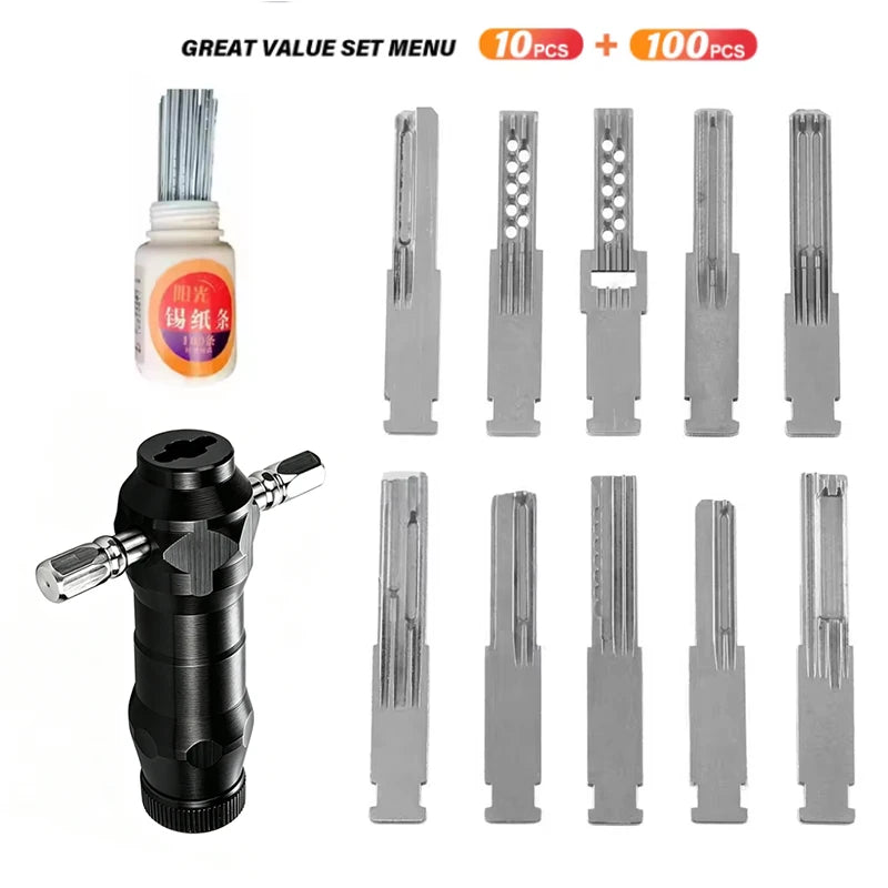 Professional Locksmith Tools Set Portable Lock Repair Tools Stainless Steel Hand Tools Kit For Locksmiths And Door Repair