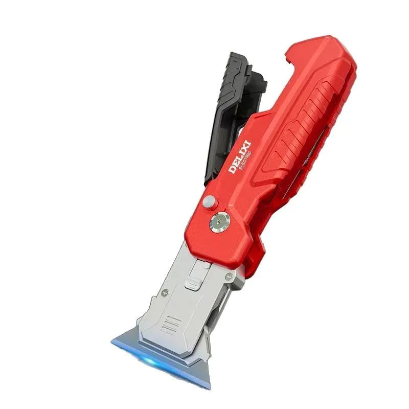 Multi-Functional Tools Deformity Fold Utility Knife Thickened and Extra Hard Tool Holder Trapezoidal Blade Glue Removal Scraper